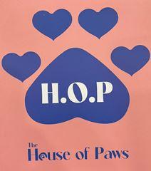 THE HOUSE OF PAWS WITH DEVICE OF H.O.P logo