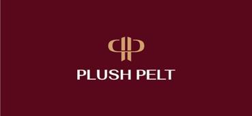 PLUSH PELT WITH DEVICE OF PP logo
