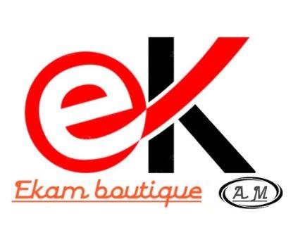 EK DEVICE WITH EKAMBOUTIQUEAM logo
