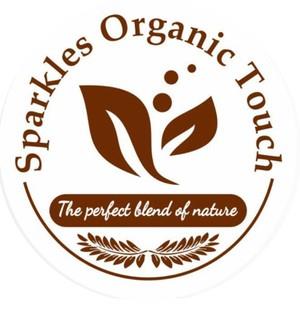 Sparkles Organic Touch - The perfect blend of nature logo