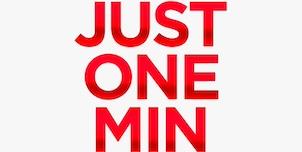 JUST ONE MIN logo
