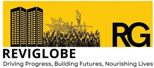 RG REVIGLOBE - DRIVING PROGRESS, BUILDING FUTURES, NOURISHING LIVES logo