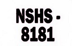 NSHS 8181 WITH DEVICE logo
