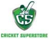 CS; CRICKET SUPERSTORE logo