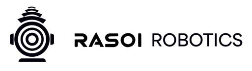 RASOI ROBOTICS ALONG WITH DESIGN REPRESENTING COOKING APPLIANCE logo