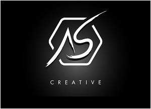 A S Creative (With Device) logo