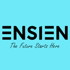 ENSIEN THE FUTURE STARTS HERE logo