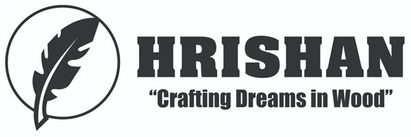HRISHAN CRAFTING DREAMS IN WOOD logo