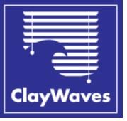 CLAYWAVES WITH LOGO logo