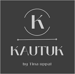 Kautuk by Tina uppal (With Device Of K) logo