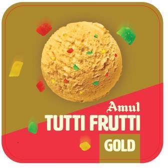 AMUL TUTTI FRUTTI GOLD logo