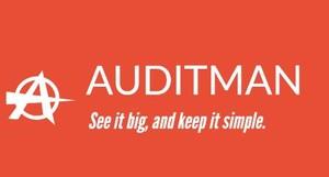AUDITMAN - See it big and keep it simple logo