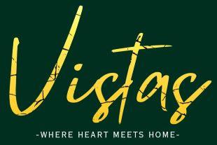 VISTAS - "WHERE HEART MEETS HOME" logo