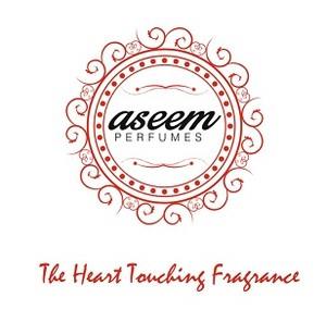 ASEEM PERFUMES WITH TAG LINE THE HEART TOUCHING FRAGRANCE logo