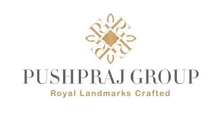PUSHPRAJ GROUP ROYAL LANDMARKS CRAFTED logo