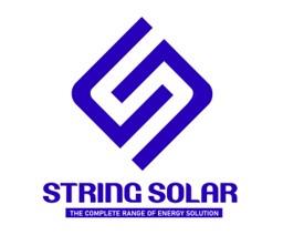 STRING SOLAR THE COMPLETE RANGE OF ENERGY SOLUTION logo