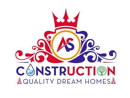 AS CONSTRUCTION QUALITY DREAM HOMES logo