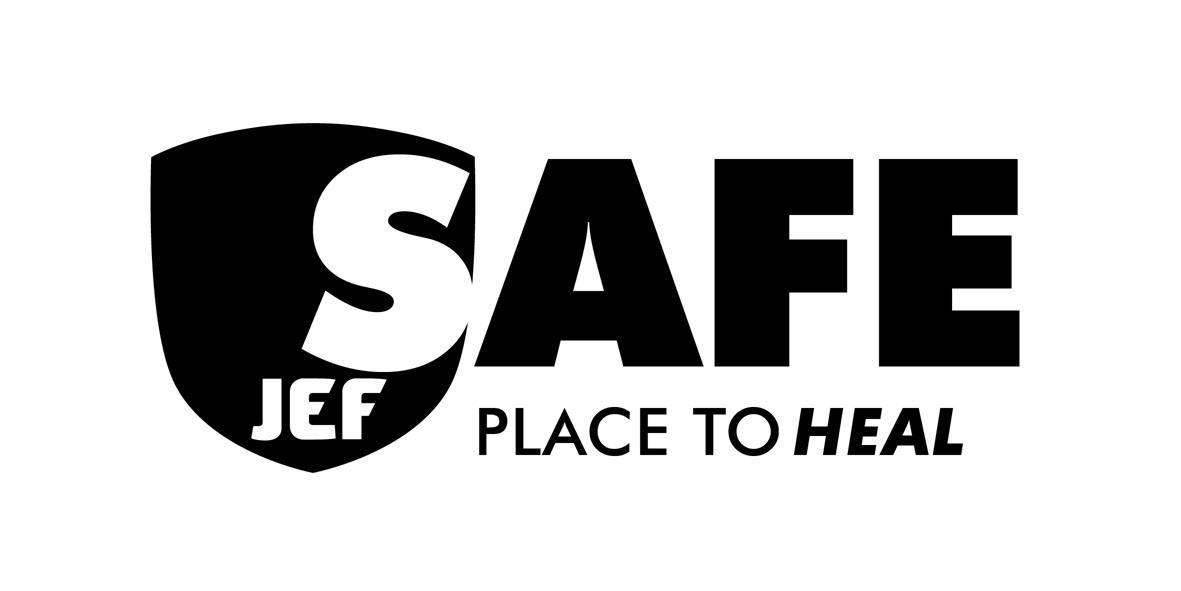 JEF SAFE PLACE TO HEAL logo