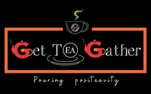 GET TEA GATHER - Pouring Positeavity logo