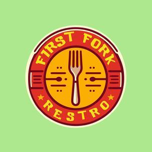 FIRST FORK RESTRO logo