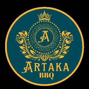 ARTAKA BBQ WITH LOGO OF A logo
