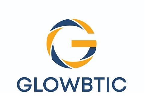 GLOWBTIC WITH G LOGO logo