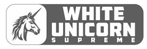 WHITE UNICORN SUPREME (With Device) logo