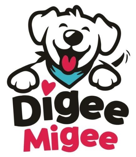 DIGEE MIGEE WITH DEVICE OF DOG logo