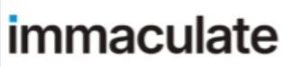 IMMACULATE logo