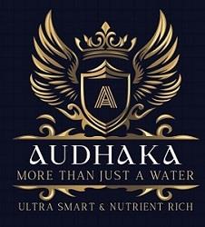 AUDHAKA MORE THAN JUST A WATER logo