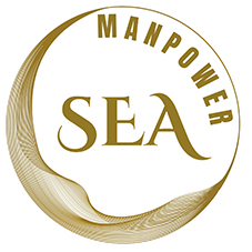 SEA with Tagline MANPOWER logo