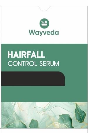 WAYVEDA HAIRFALL CONTROL SERUM (LABEL) logo