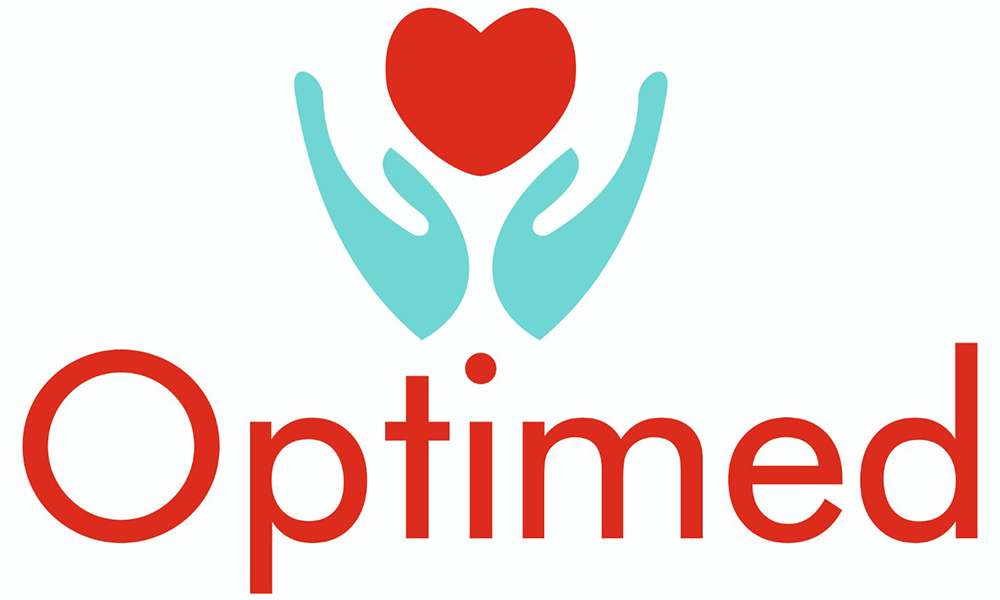 OPTIMED WITH DEVICE logo