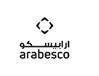 arabesco written in English and Arabic with Device logo