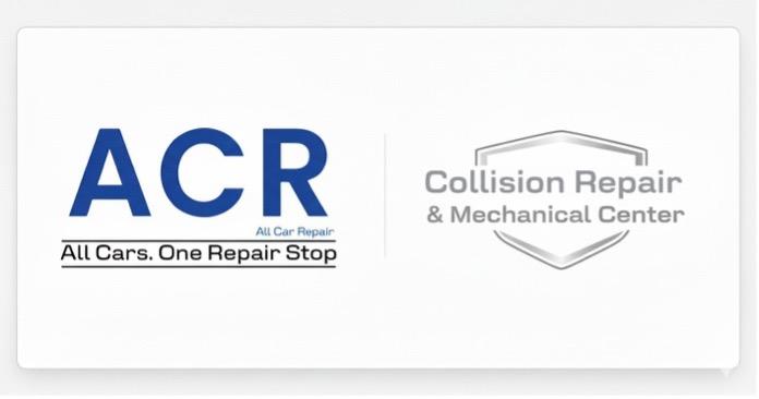 ACR- All Car Repair (All Cars. One Repair Stop -Collision Repair & Mechanical Center) logo