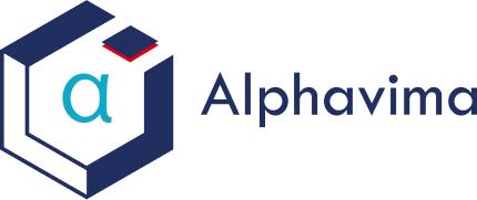 ALPHAVIMA WITH DEVICE logo
