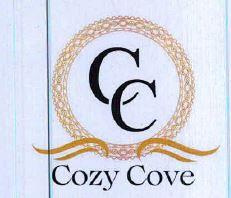 CC Cozy cove (with device in golden color ) logo