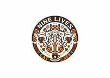 Device of Nine Lives Cat Café logo