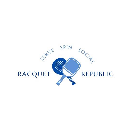 SERVE SPIN SOCIALRACQUET REPUBLIC logo