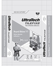 UltraTech TILEFIXO - Royal Shine YT (Packaging) logo