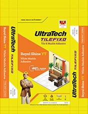 UltraTech TILEFIXO - Royal Shine YT ( coloured packaging ) logo