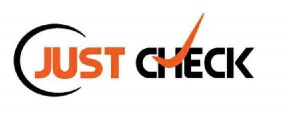 JUST CHECK logo