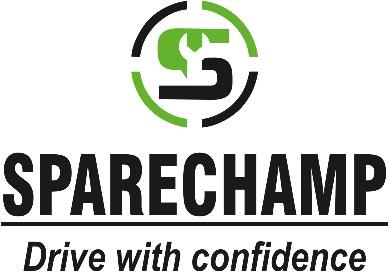SPARECHAMP WITH LOGO OF S AND TAGLINE logo