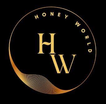 HONEYWORLD WITH DEVICE OF HW logo
