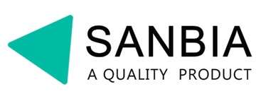 SANBIA "A QUALITY PRODUCT" logo