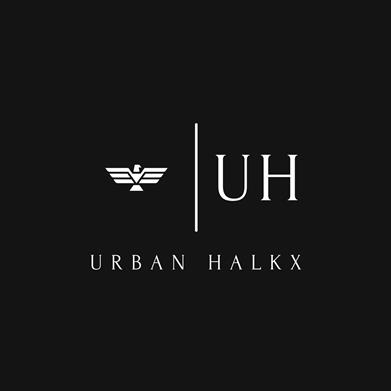 URBAN HALKX WITH LOGO OF UH logo