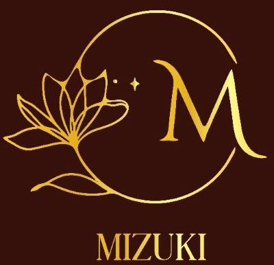 MIZUKI WITH LOGO OF M logo