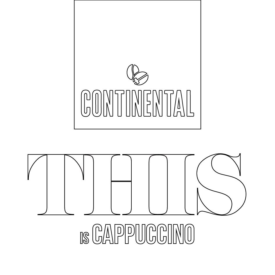 CONTINENTAL THIS IS CAPPUCCINO logo