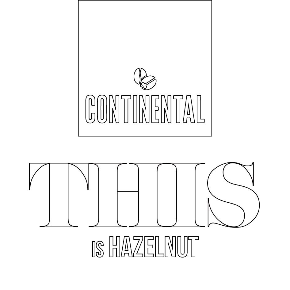 CONTINENTAL THIS IS HAZELNUT logo