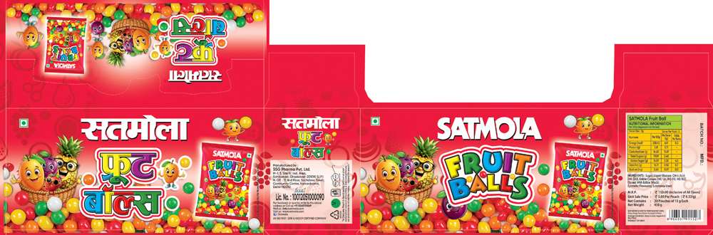 SATMOLA Fruit Balls logo